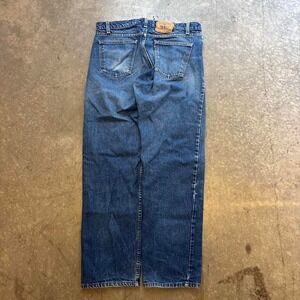 Vintage 80's Levi's Orange Tab 505 Straight Leg Denim Jeans Relaxed Fit USA